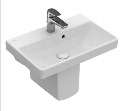Umývadlo - Villeroy Boch Avento Nástenné umývadlo 55x37 biele
