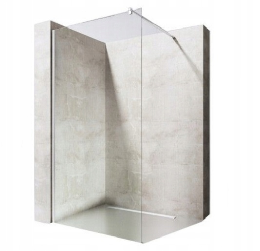 Sprchové dvere - PRECHÁDZAJTE VE 100cm SPRCHOVEJ STENE + NÁTEROVÉ sklo 8mm