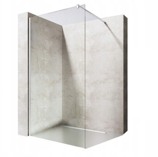 Sprchové dvere - PRECHÁDZKA V 140 cm SKLENEJ SPRCHOVEJ STENE + NÁTER