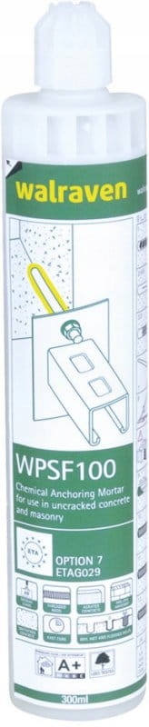 Kupelňový set doplnkov - WALRAVENOVÁ CHEMICKÁ KOTVA WPSF100 WIS 300ML