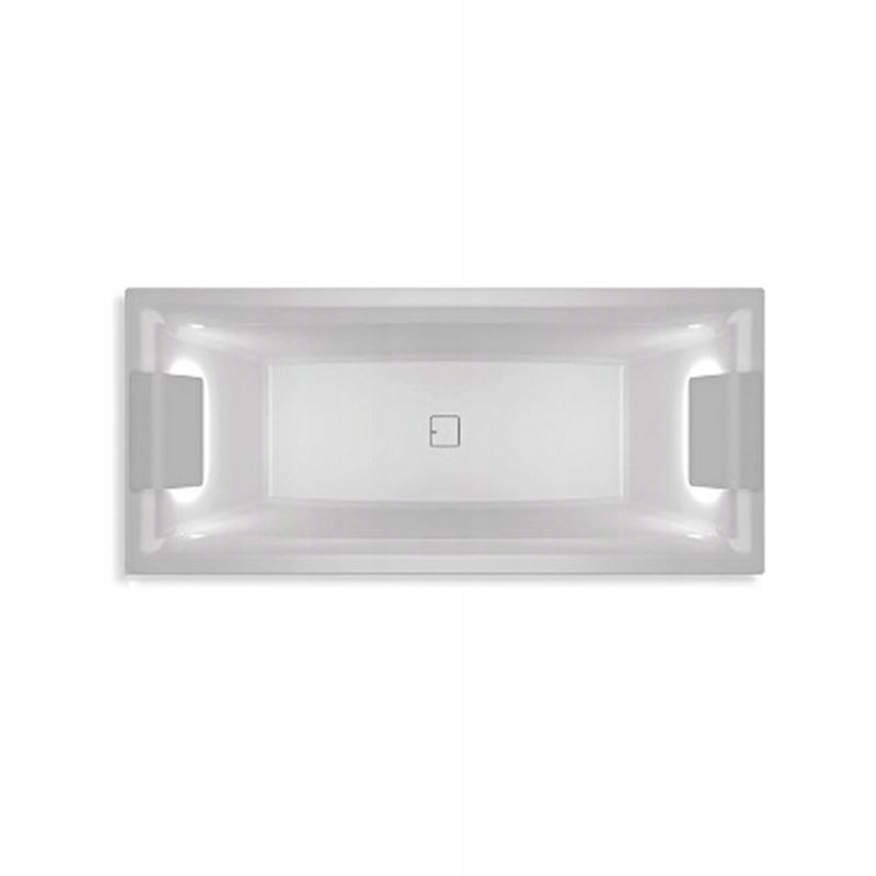 OBDĺžniková KÚPEĽŇA S LED OSVETLENÍM RIHO 180X80