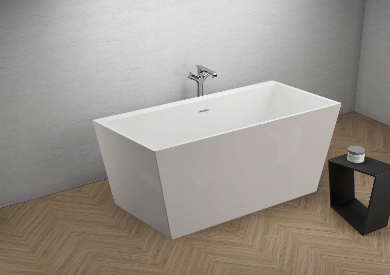 Samostatne stojaca vaňa sivá 170x80 + rám + sifón