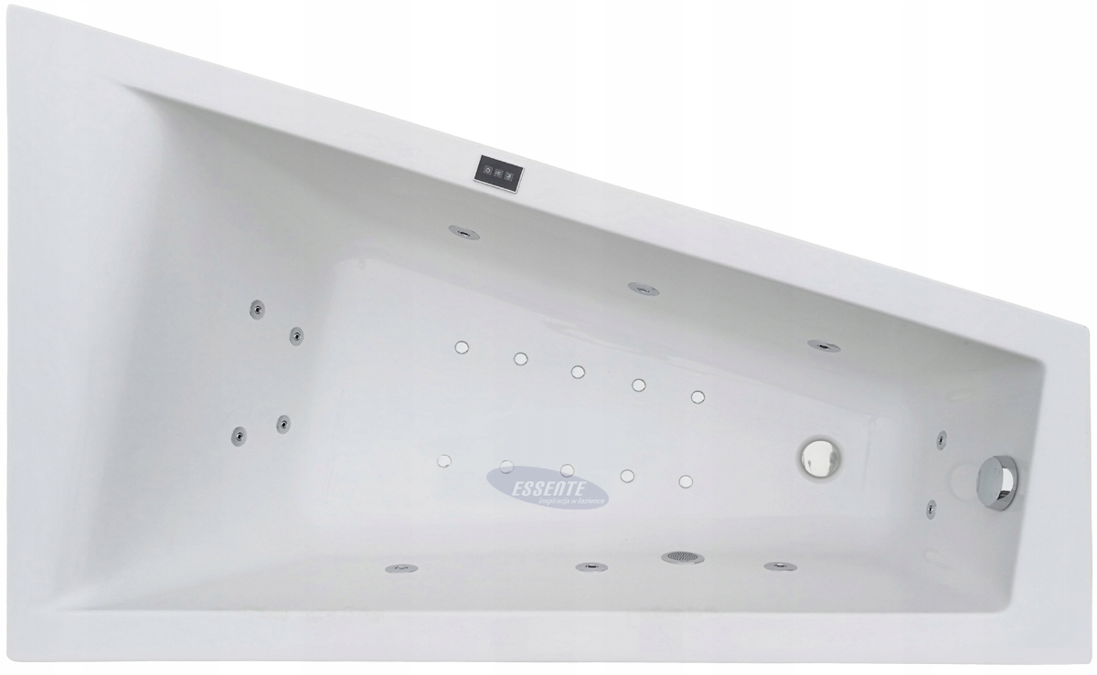 KÚPEĽŇA S HYDROMASÁŽOU 100x160 TRAPEZOIDÁLNY TVAR Ľ / P