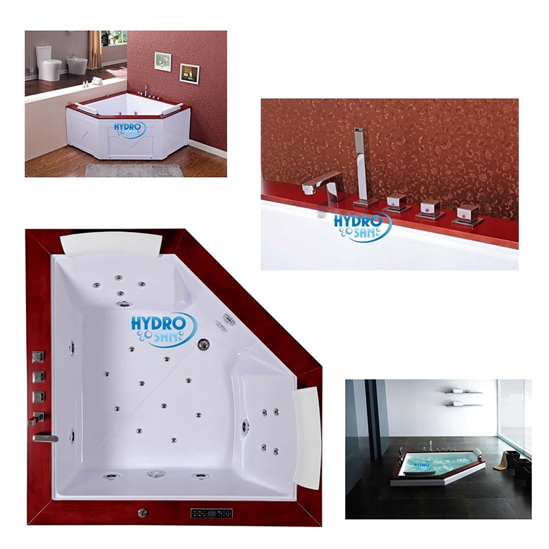 Kúpeľ s hydromasážou SPA 24 dýz OZONE 150x150 HIT