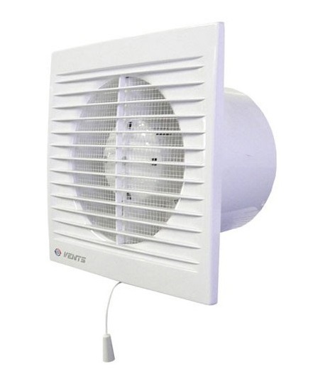 Kupelňový ventilátor - 150 mm ventilátor s prepínačom mriežky