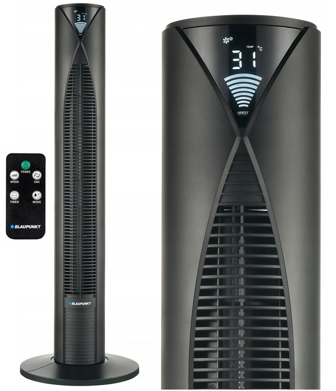 Kupelňový ventilátor - STĹPEC VENTILÁTOR Blaupunkt AFT601 podlaha