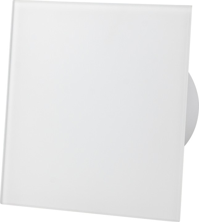 Kupelňový ventilátor - KÚPEĽŇOVÝ VENTILÁTOR 100 HS SKLENÝ HYGROSTÁT MAT