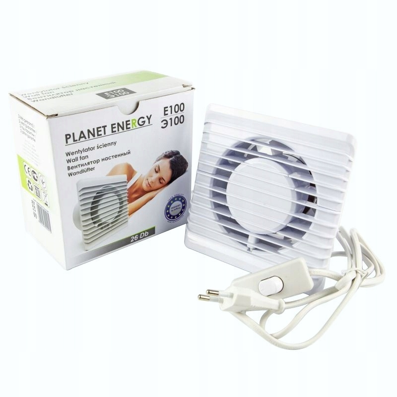 Kupelňový ventilátor - PLANETOVÝ VENTILÁTOR ENERGETICKEJ KÚPEĽNE Ø 125 PS TICHÝ