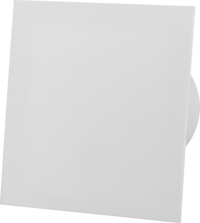 Kupelňový ventilátor - DRIM Ø125 S BB KÚPEĽŇA VENTILÁTOR BIELY PANEL