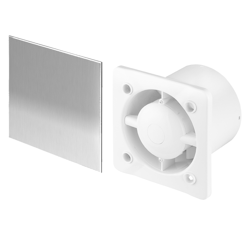 Kupelňový ventilátor - VENTILÁTOR + PANEL TRAX INOX AWENTA ČASOVAČ PTI100