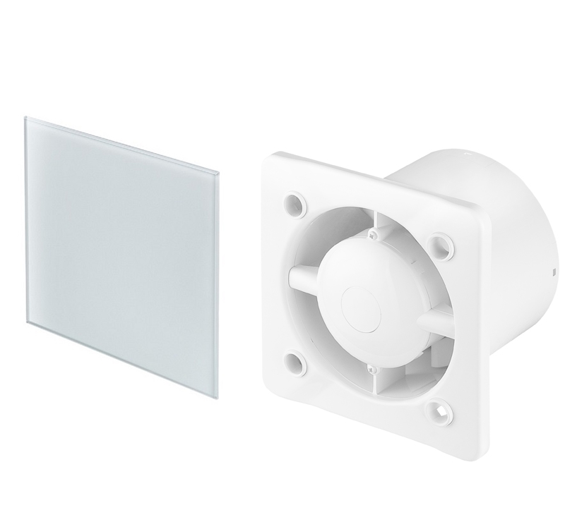 Kupelňový ventilátor - SPÍNAČ VENTILÁTORA + SKLENENÉHO PANELU AWENTA