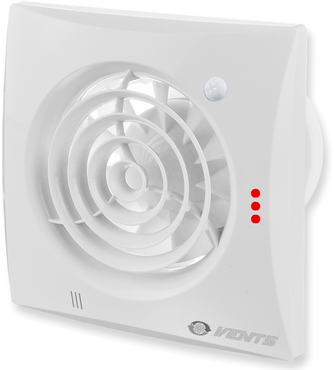 Kupelňový ventilátor - TICHÝ VENTILÁTOR TICHÝ 150 TP ČASOVAČ SNÍMAČA POHYBU