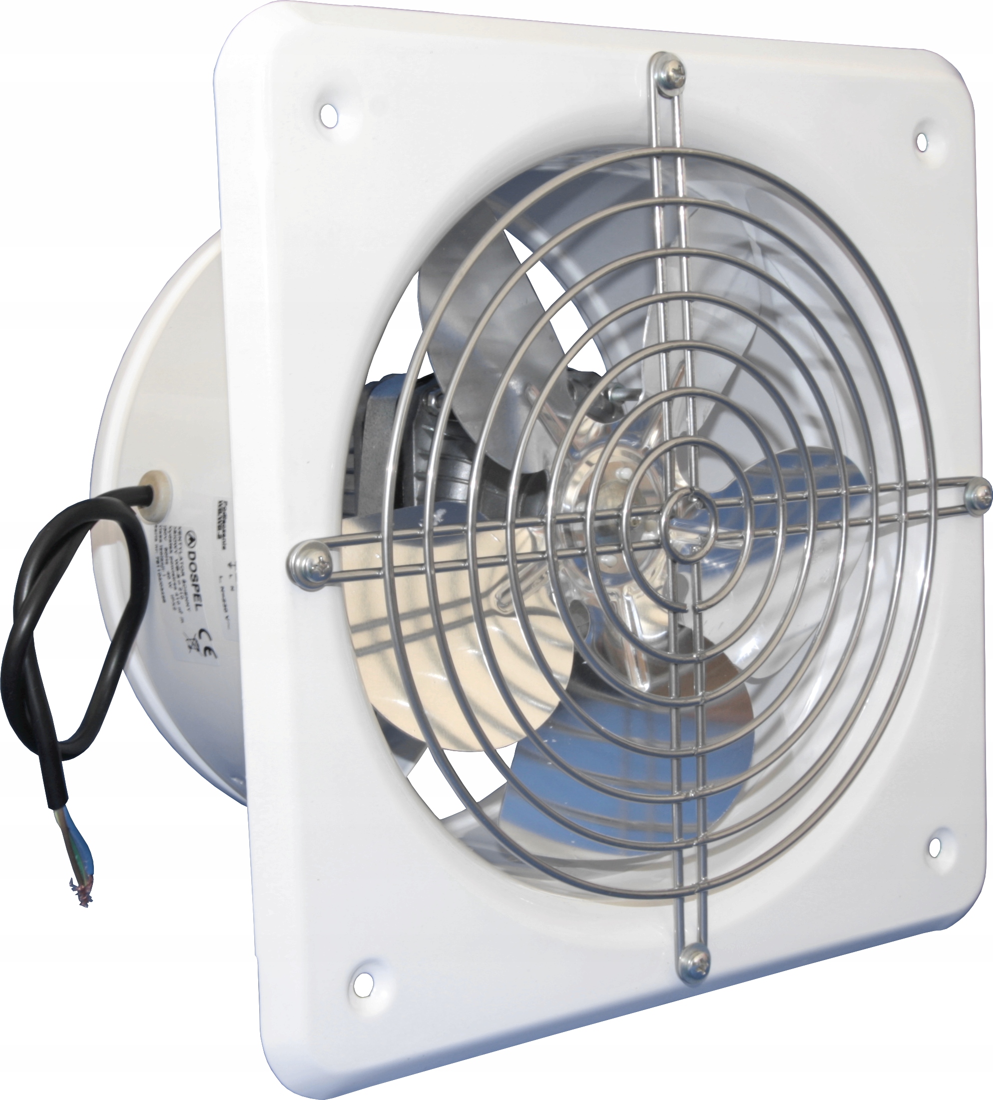 Kupelňový ventilátor - STENOVÝ VENTILÁTOR WB-S 150 DOSPELA 270 m3 / h priem. 148