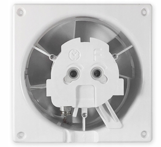 Kupelňový ventilátor - STENOVÝ VENTILÁTOR airRoxy dRim Ø 100 TS NAčasovaný!