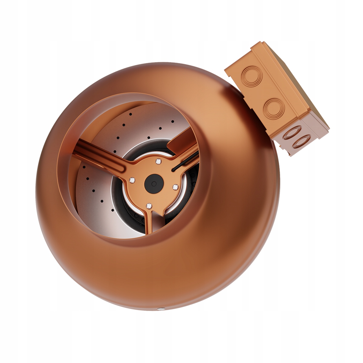 Kupelňový ventilátor - VENTILÁTOR + 3-RÝCHLOSTNÝ OVLÁDAČ Ø 160mm 550m3 / H