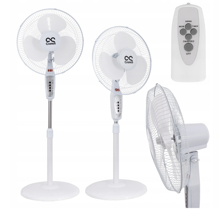 Kupelňový ventilátor - VENTILÁTOR VEĽKÝ VENTILÁTOR PODLAHY + DIAĽKOVÉ OVLÁDANIE