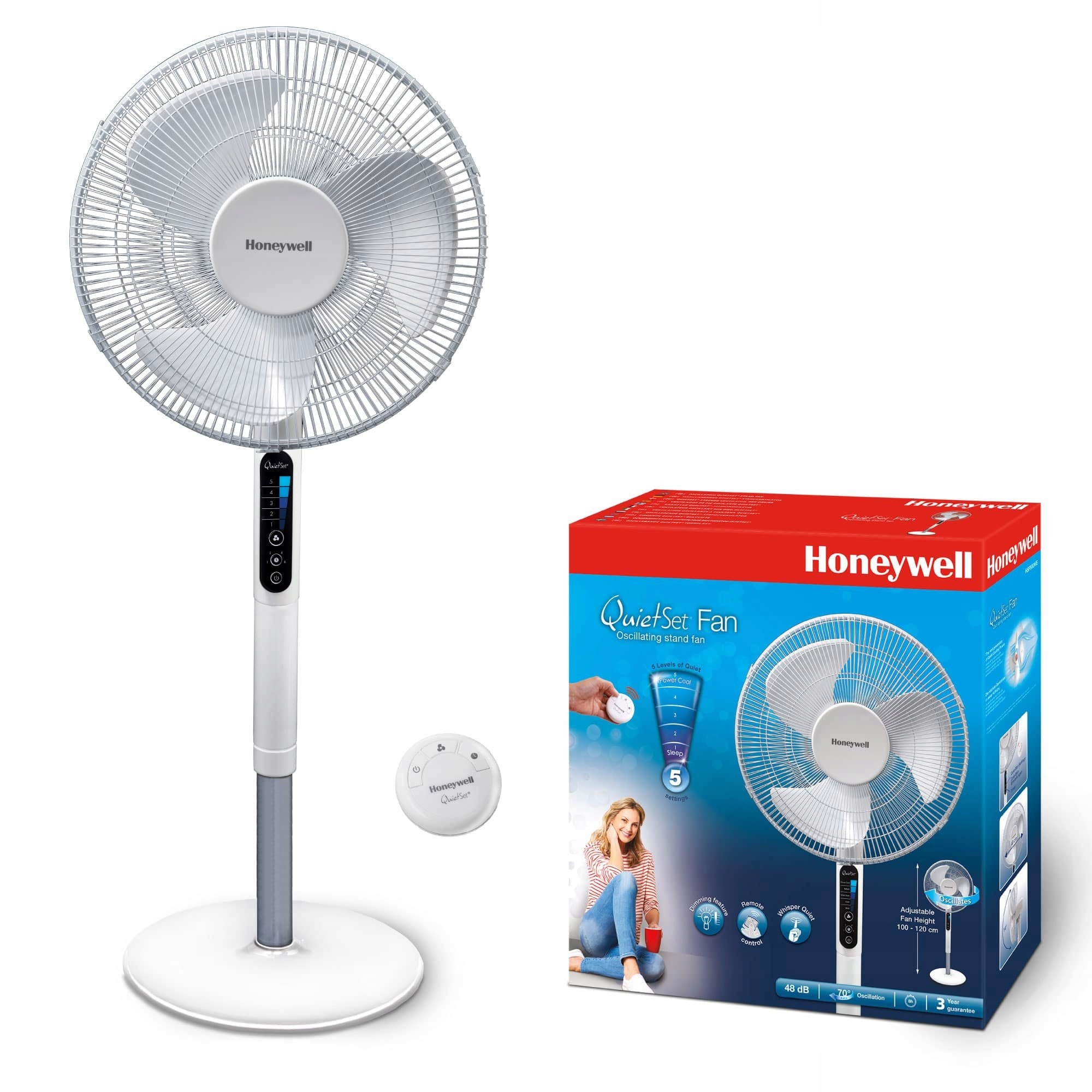Kupelňový ventilátor - STÁLY VENTILÁTOR, tichý + diaľkové ovládanie HONEYWELL