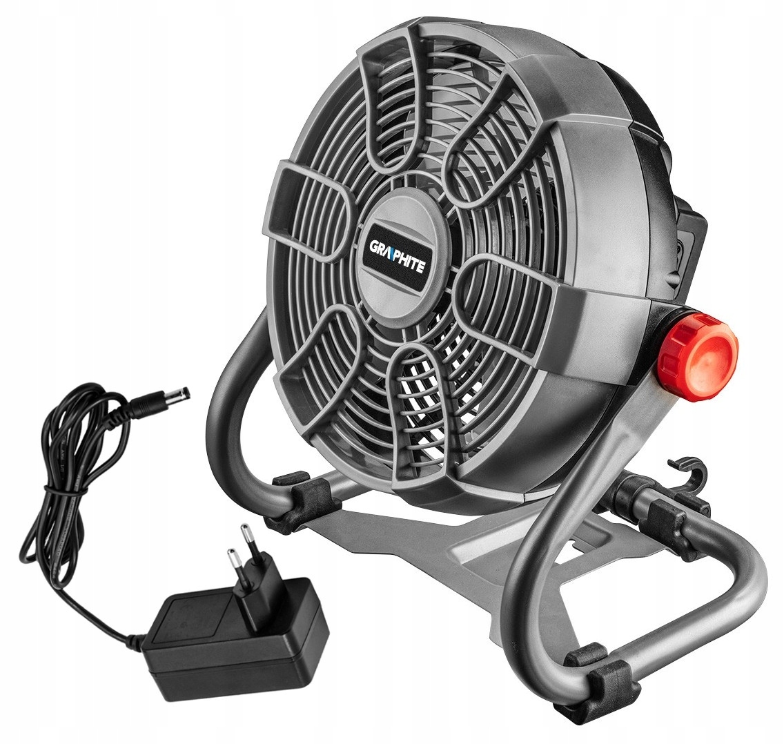 Kupelňový ventilátor - Batéria a sieťový ventilátor GRAPHITE 58G080