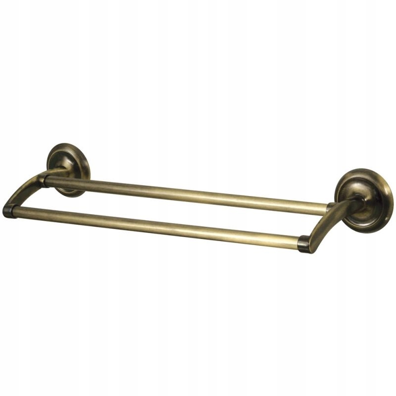 Vešiak - DVOJNÁSOBNÝ VETEROK NA KÚPEĽ 61 CM MOSADZNÝ BISK DECO