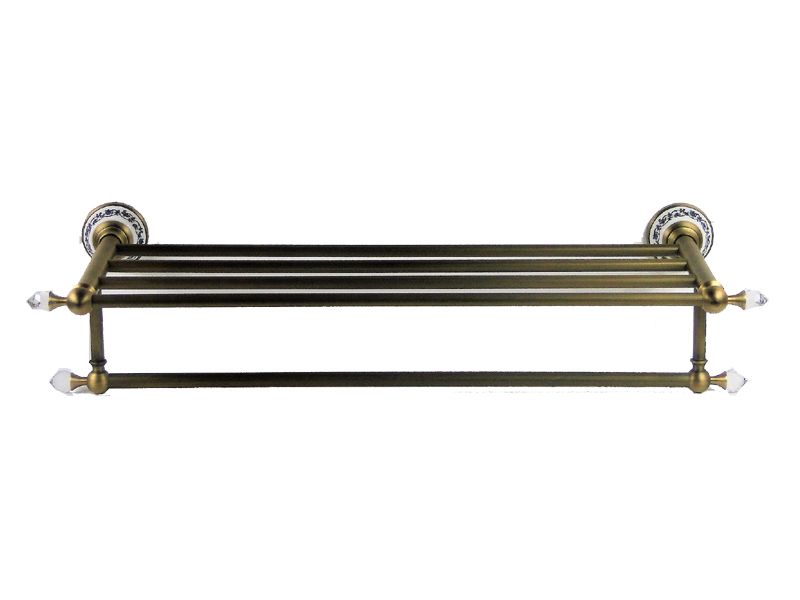 Vešiak - ZÁVESNÍK NA RUČNÍKY RETRO ANTIQUE GOLD