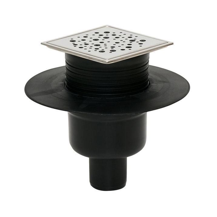 Sprchový žľab - VSTUP DO KÚPEĽNE S PRIAMOU Mriežkou 50 mm