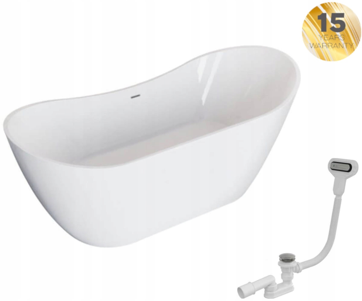 Samostatne stojaca vaňa 180x80x73,5 cm / 230L BIELA