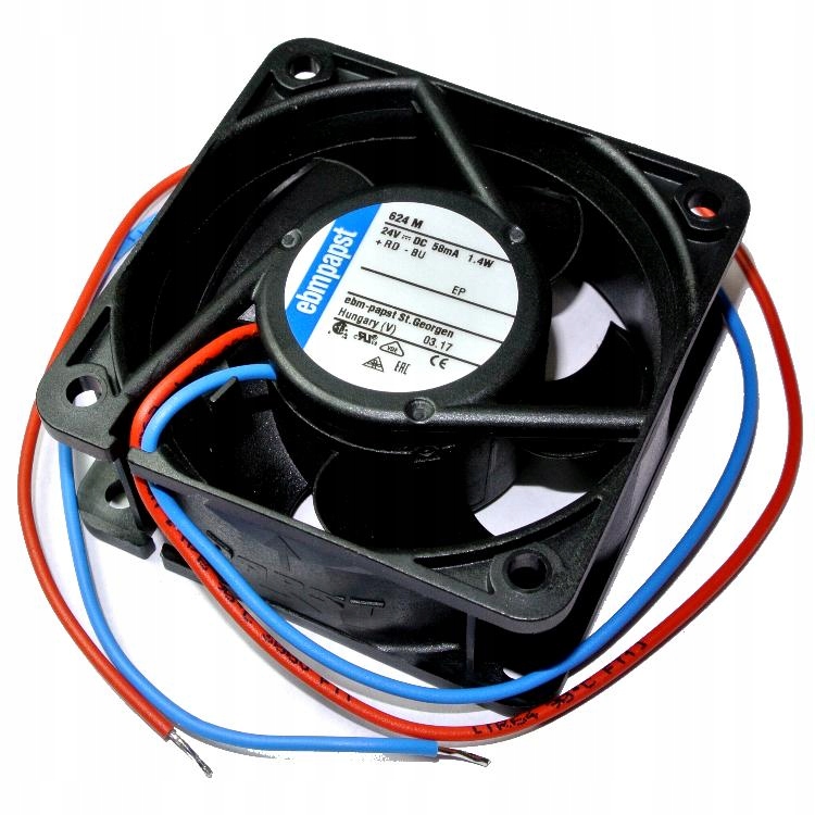 Kupelňový ventilátor - Ventilátor 24V 60x25mm ebmpapst 624M [1ks] # RF101