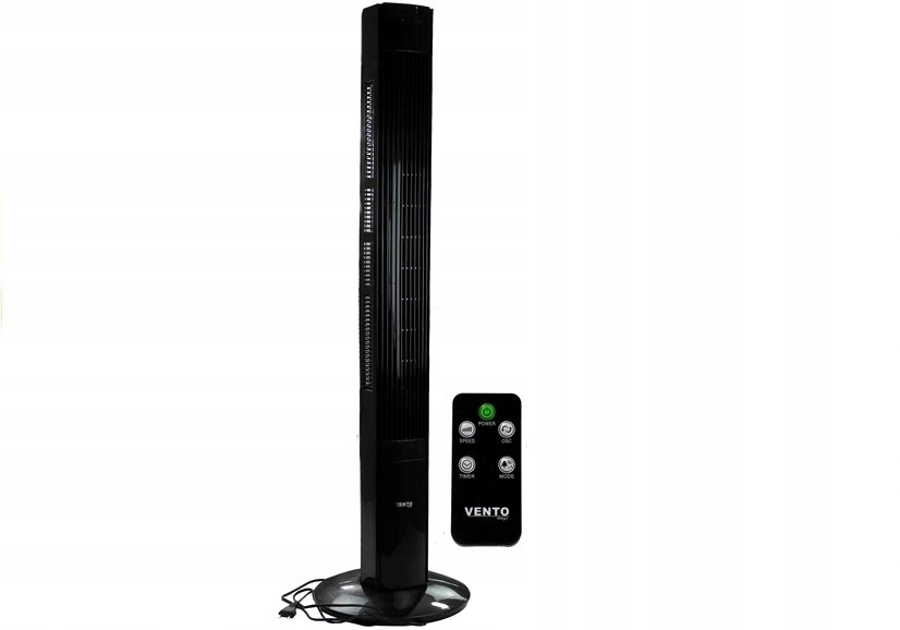 Kupelňový ventilátor - Diaľkový ventilátor Vento 117 cm, 45 W, diaľkový ovládač čierny