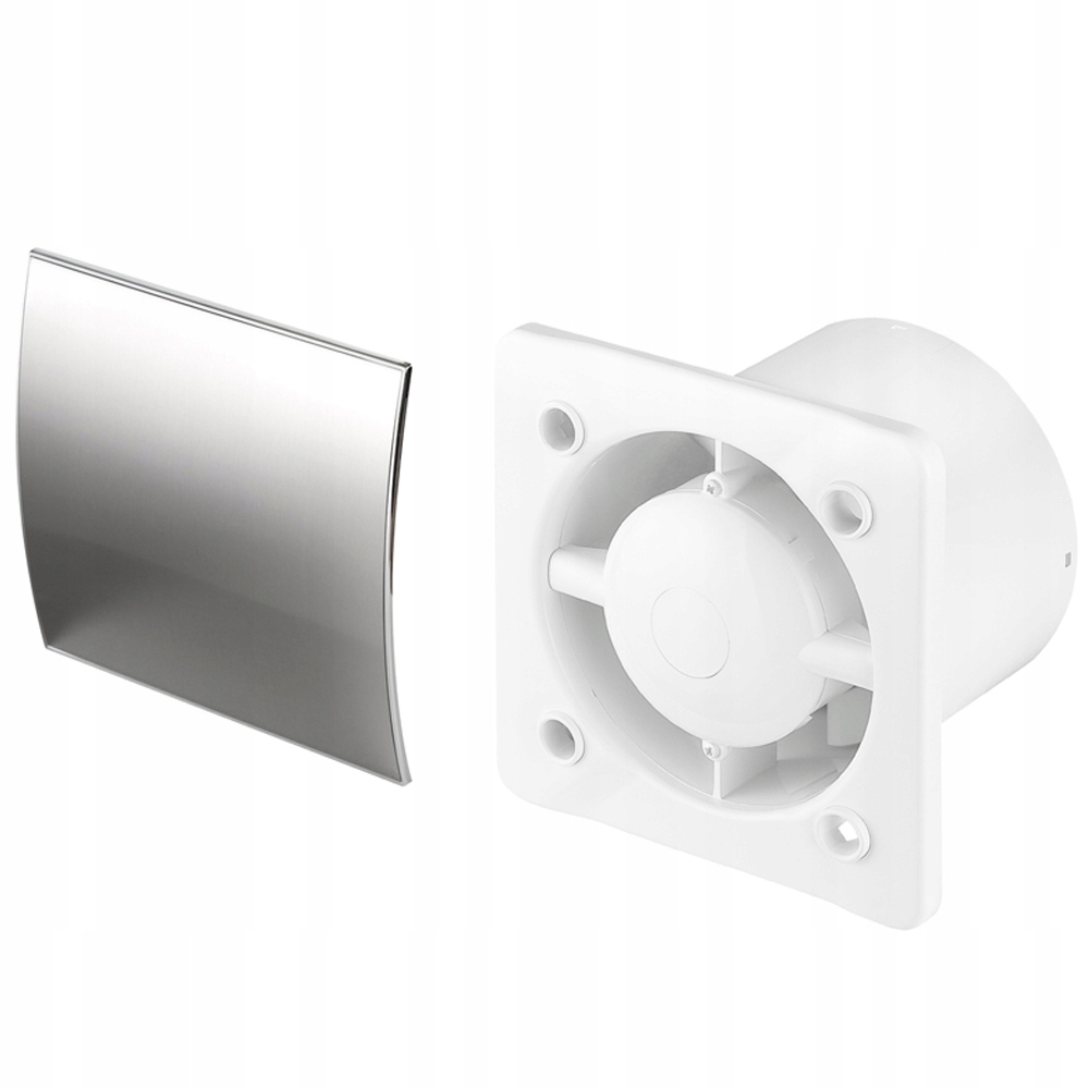 Kupelňový ventilátor - Ventilátor + panel Escudo Inox Hygrostat Awenta