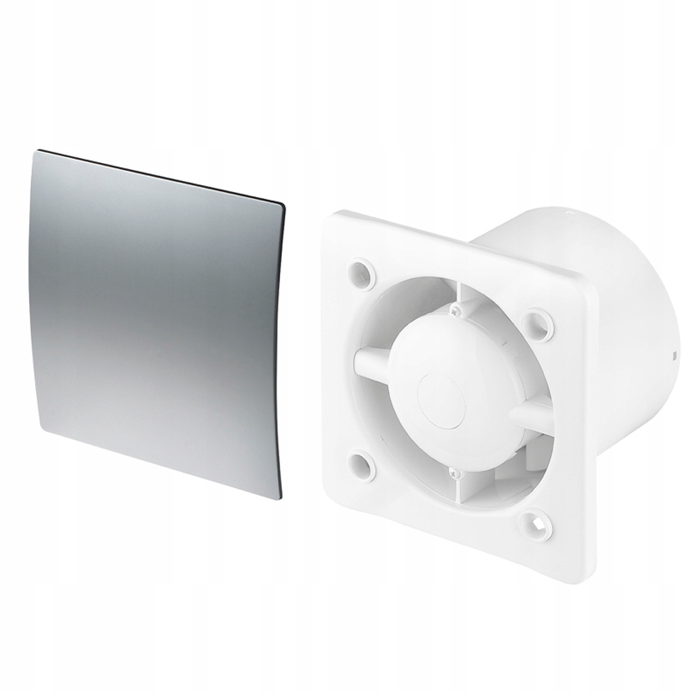 Kupelňový ventilátor - Spínač Ventilátor + Panel Escudo Satin Awenta