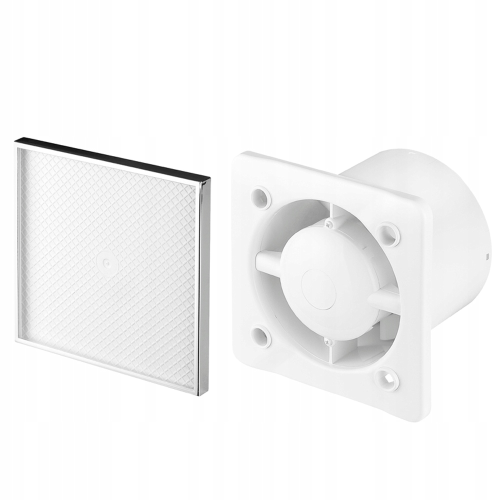Kupelňový ventilátor - Vnútorný spínač ventilátora + panela Awenta fi125