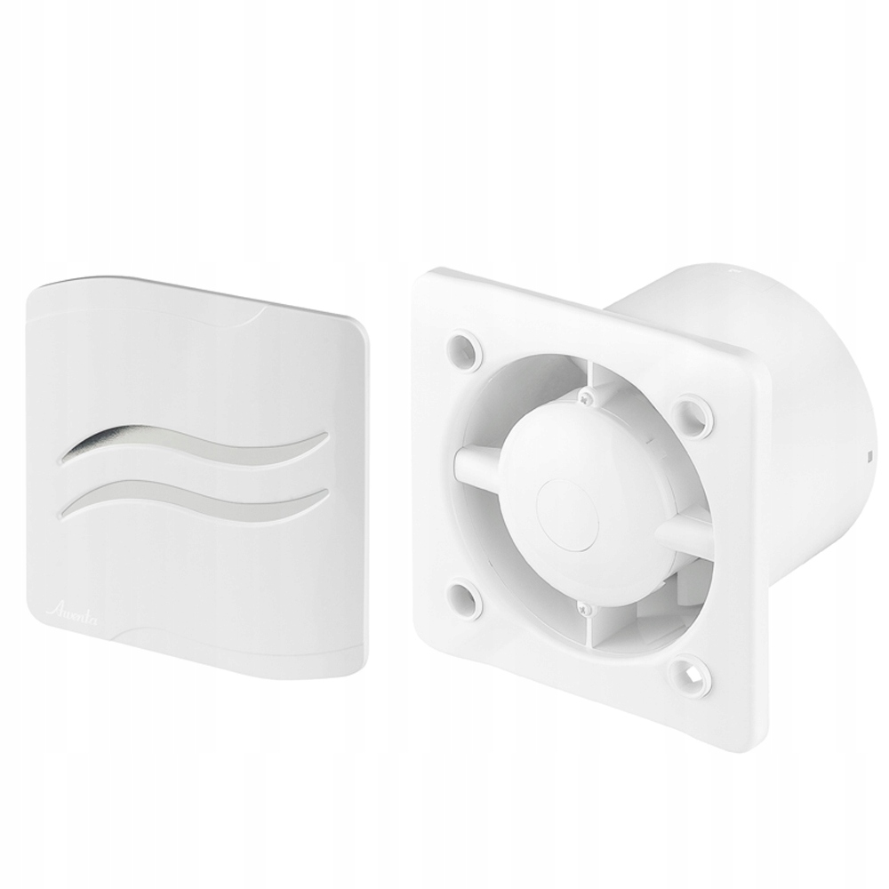 Kupelňový ventilátor - Ventilátor + panel S-line Awenta White prepínač