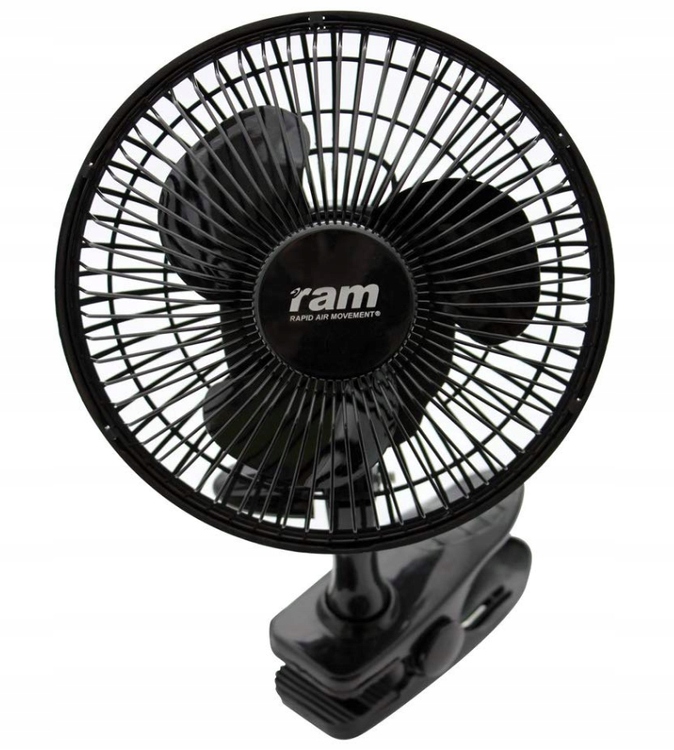 Kupelňový ventilátor - RAM ventilátor pre mixážny klip 15w growbox