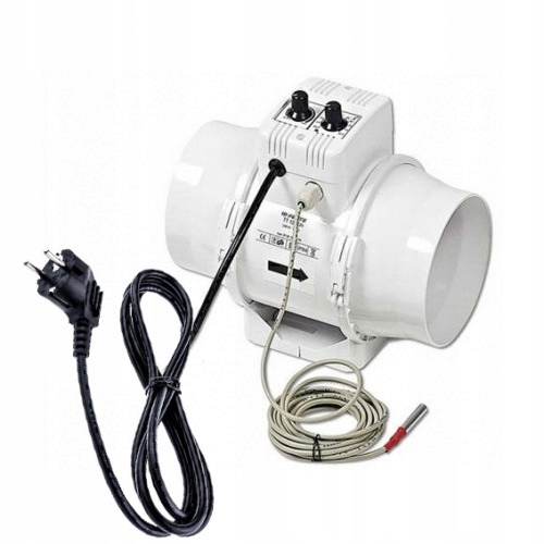 Kupelňový ventilátor - Ventilátor TT250UN PRO 1400m3 / h s reguláciou teploty