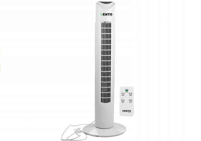 Kupelňový ventilátor - 79 cm 40W stĺpový ventilátor Vento s diaľkovým ovládaním