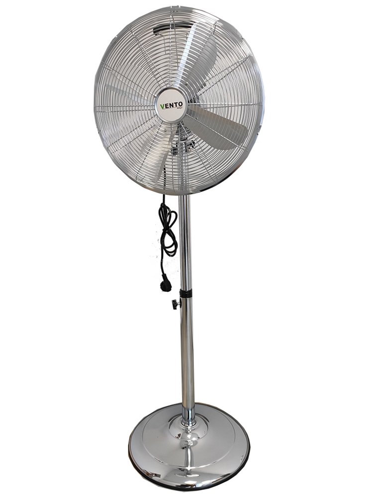 Kupelňový ventilátor - Podlahový ventilátor Vento 40 cm 50 W INOX Chromo