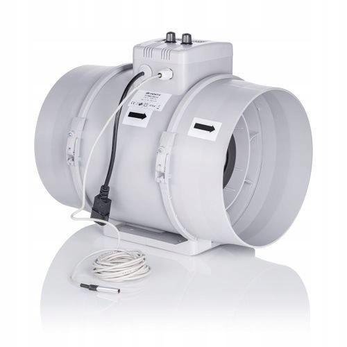 Kupelňový ventilátor - Vetracie otvory TTUN 315 mm 2 050 m3 / h rýchlosť a teplota