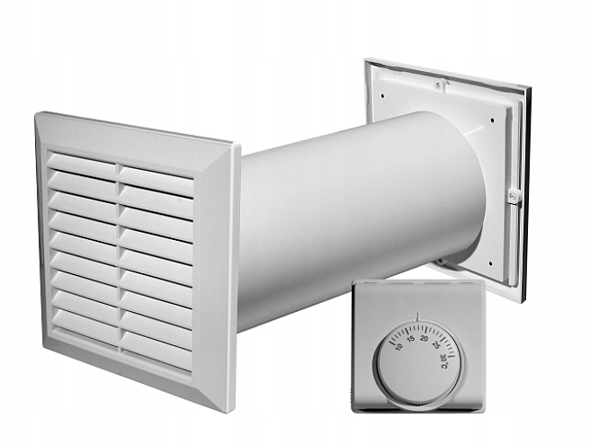 Kupelňový ventilátor - Ventilátor - ventilačná súprava Awenta COZY CM100