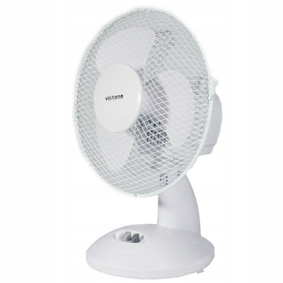 Kupelňový ventilátor - Stolový ventilátor, priemer 21 W, 23 cm, biela