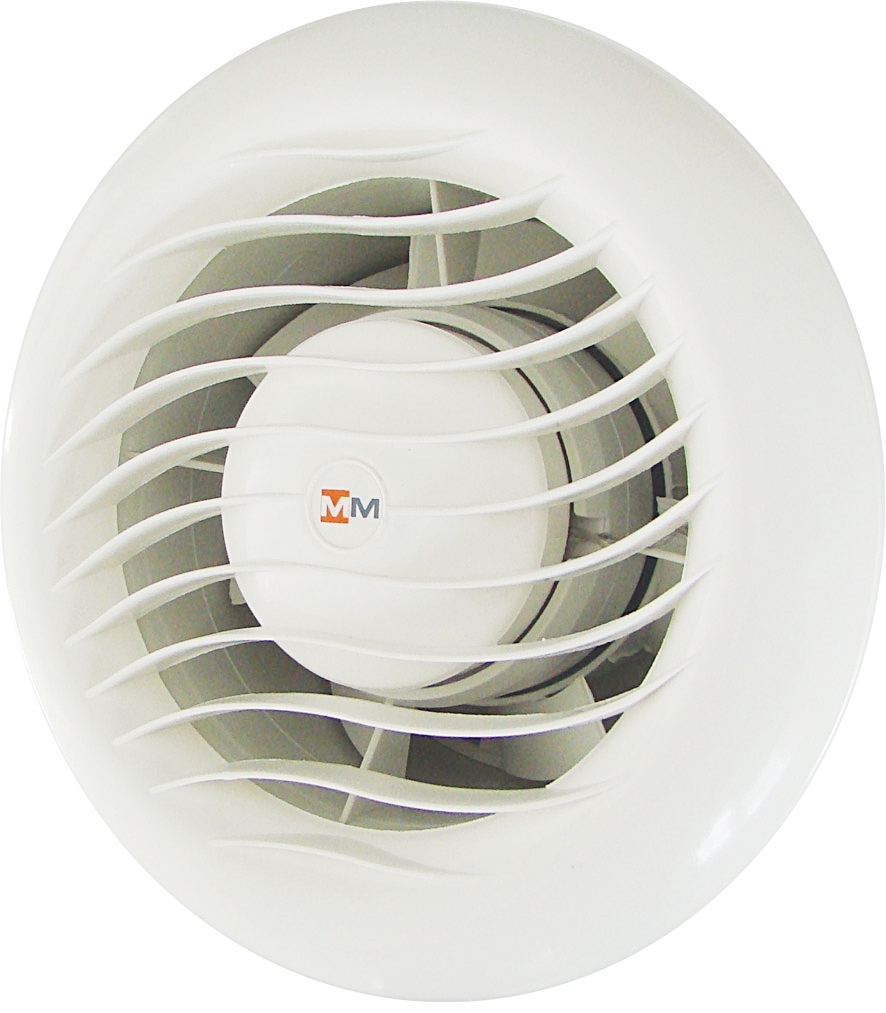 Kupelňový ventilátor - Saunový ventilátor MMS 100 so spätnou klapkou