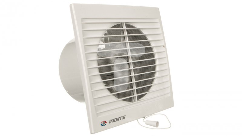 Kupelňový ventilátor - Ventilátor pre domácnosť fi 125 a strunový spínač