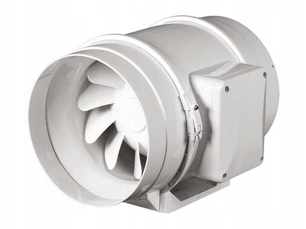 Kupelňový ventilátor - Elektrický potrubný ventilátor Otvory TT 125