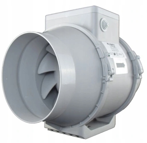 Kupelňový ventilátor - Elektrický potrubný ventilátor Otvory TT Pro 250