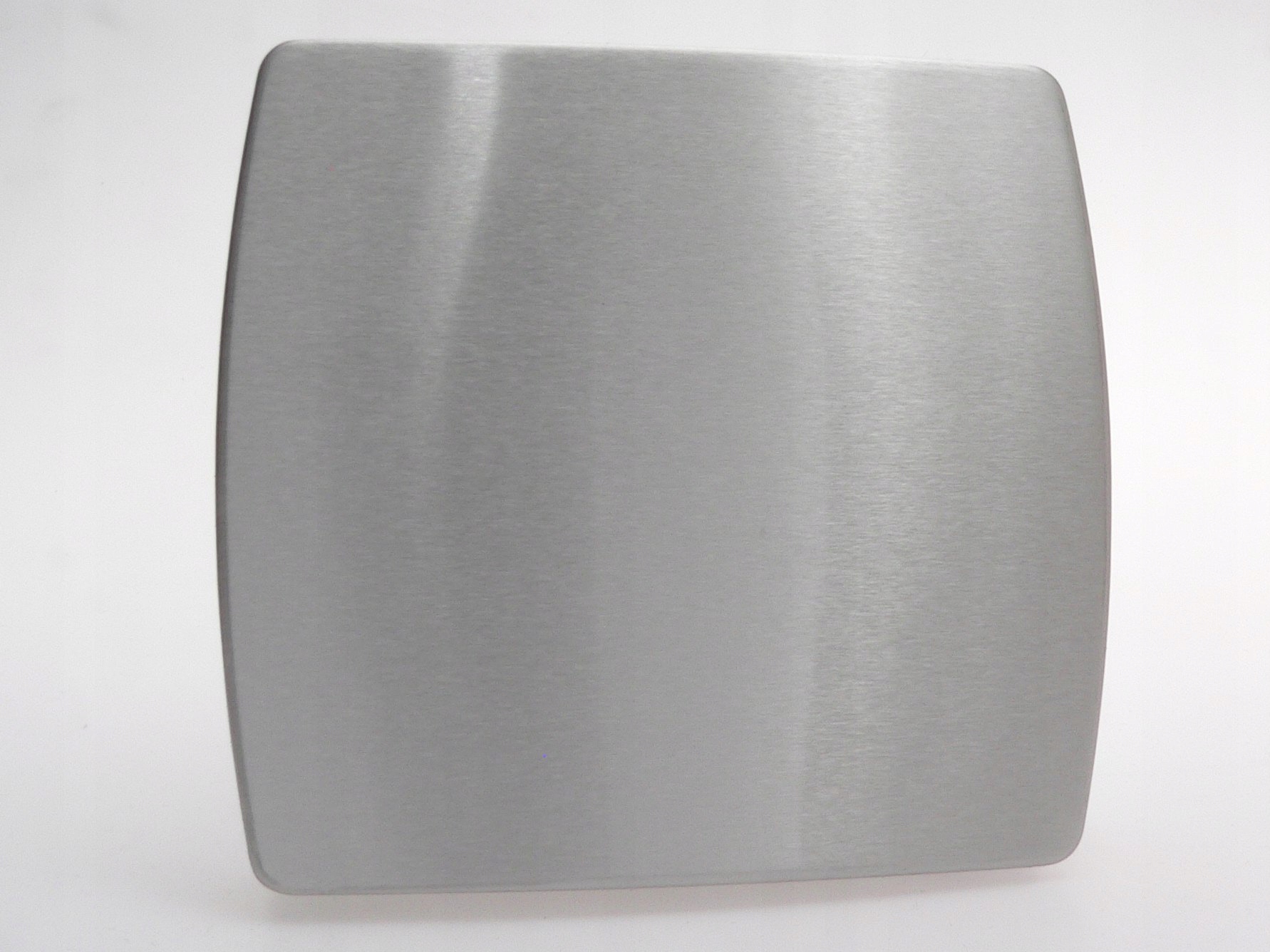 Kupelňový ventilátor - Predný plochý kovový ventilátor INOX TIMER FI100