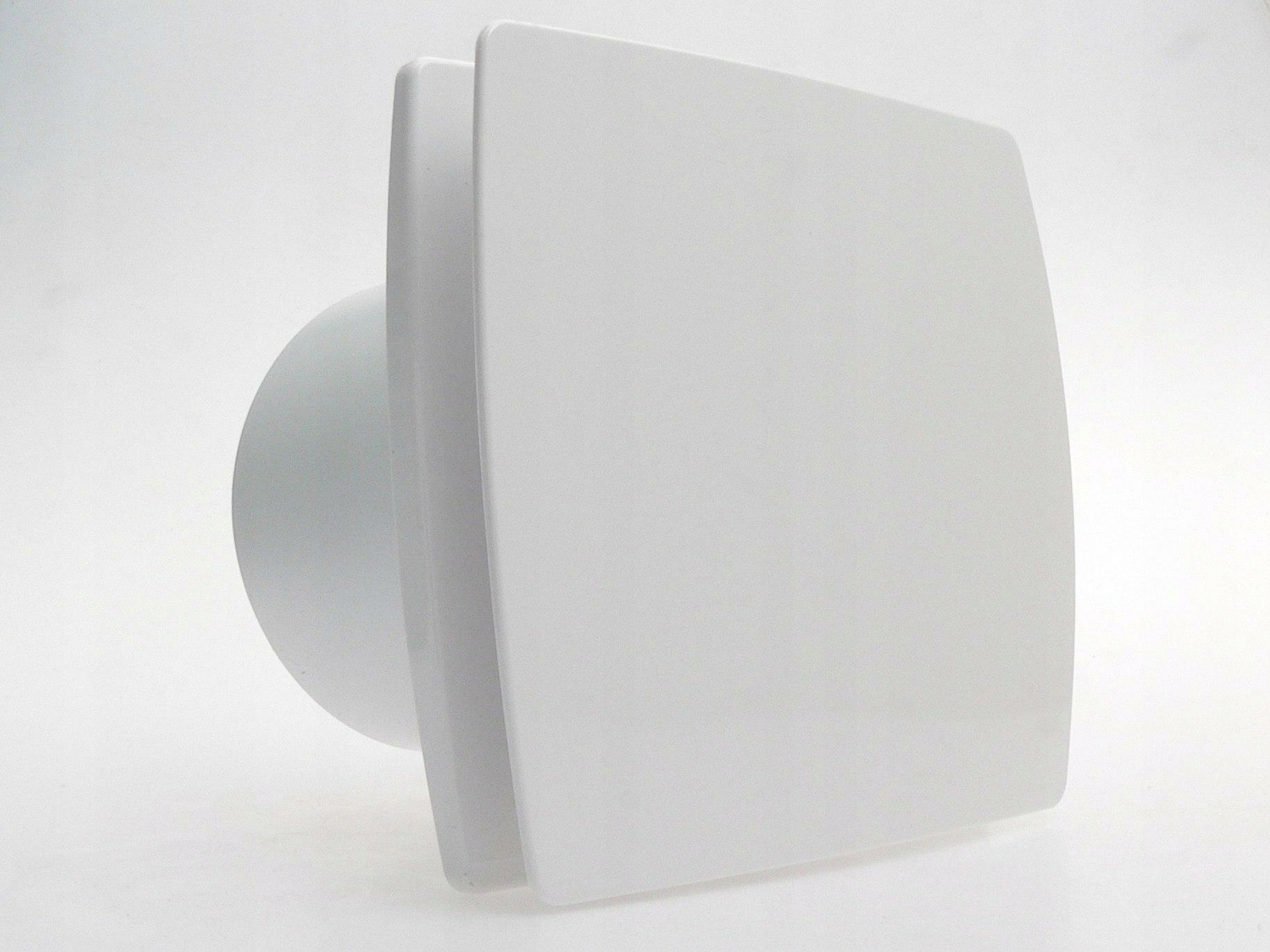 Kupelňový ventilátor - Plochý predný ventilátor, plast, štandardný fi150