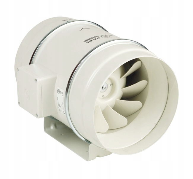 Kupelňový ventilátor - Potrubný ventilátor TD 800/200