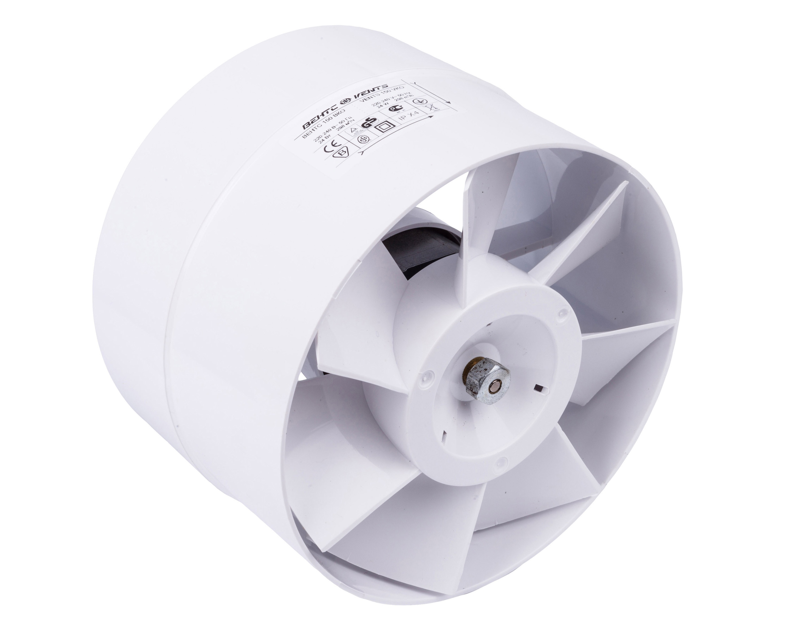 Kupelňový ventilátor - Kanálový ventilátor fi 150 230V 24W 40dB (EURO) 15.