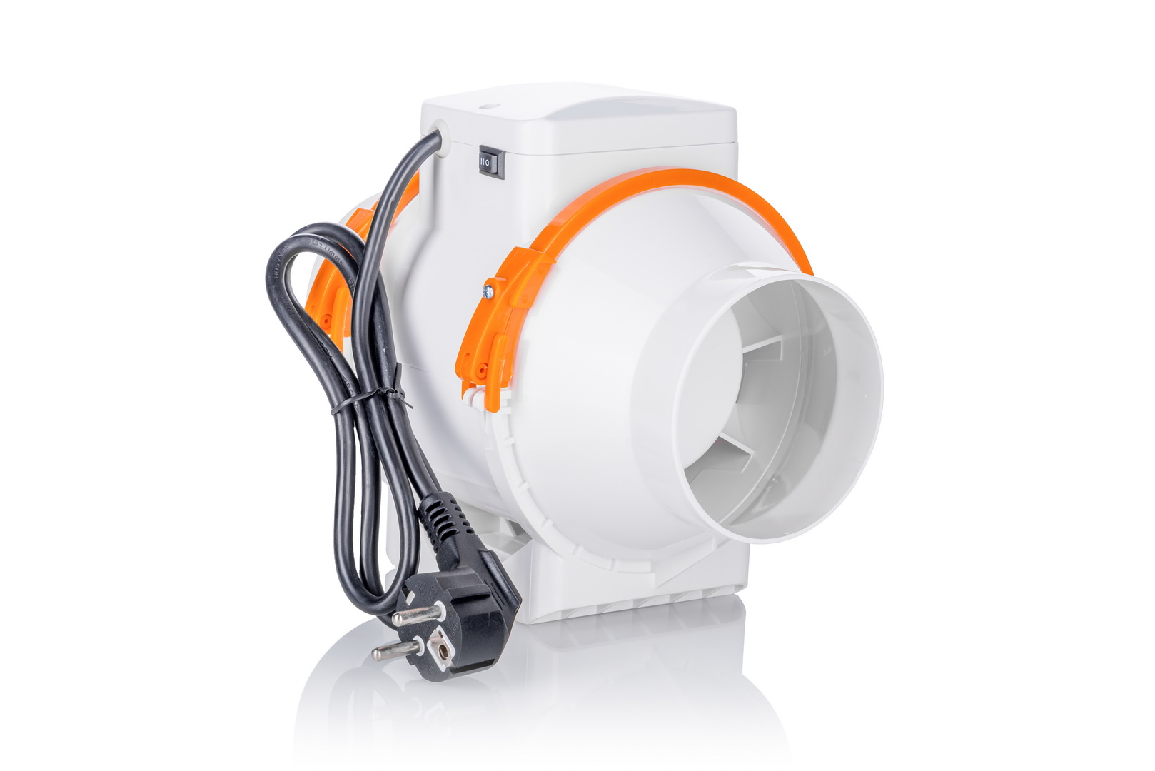 Kupelňový ventilátor - Potrubný ventilátor fi100mm 145 / 187m3h tichý 27 dB