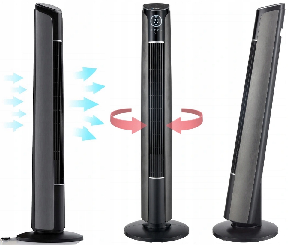 Kupelňový ventilátor - Stĺpový ventilátor s displejom BLAUPUNKT