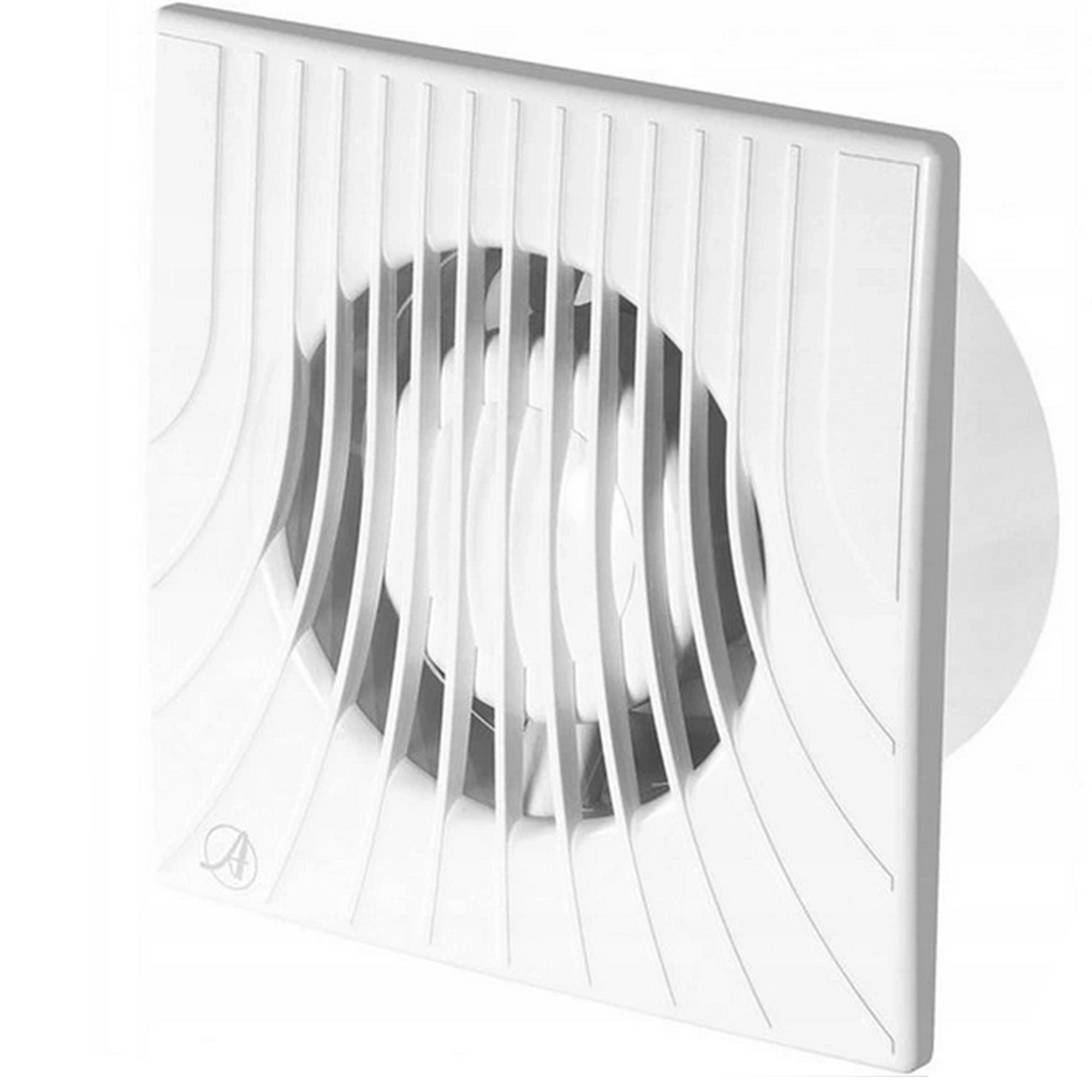 Kupelňový ventilátor - Kúpeľňový ventilátor Awenta WA120W biely výfuk